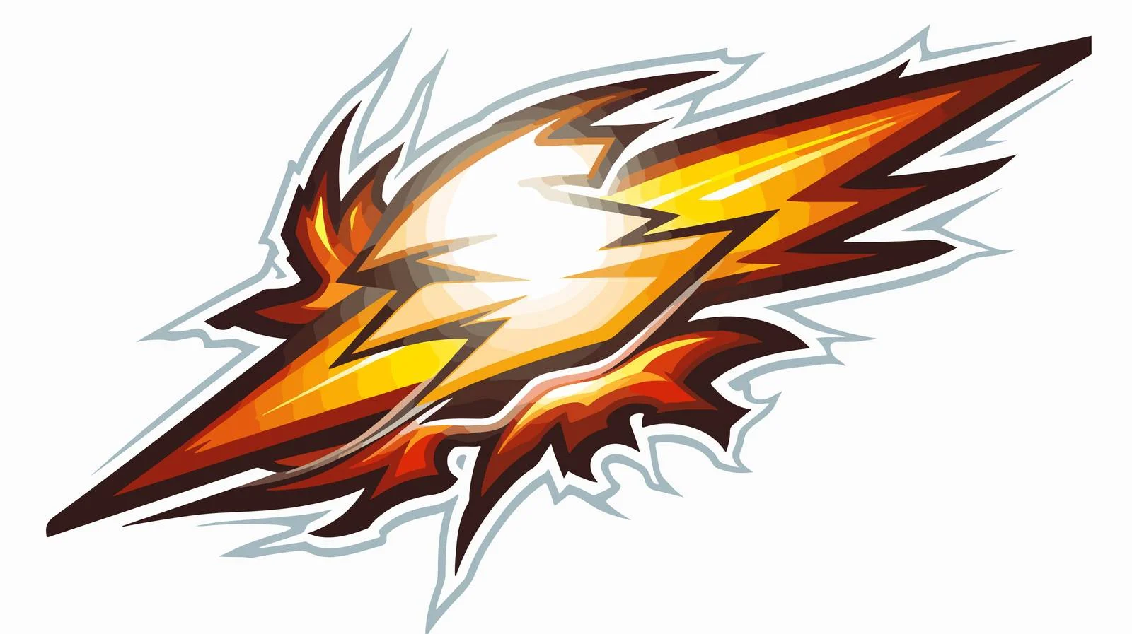 Traditional Lighting Tattoo Sticker — free download from Dotvec