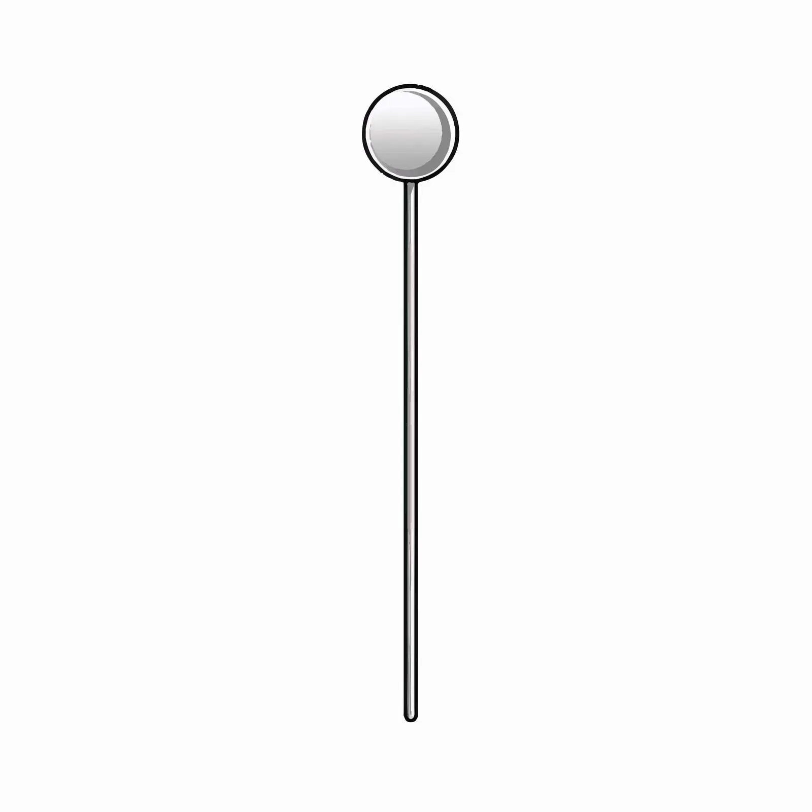 Stick Pin Outline Vector Illustration on White Background — free download from Dotvec