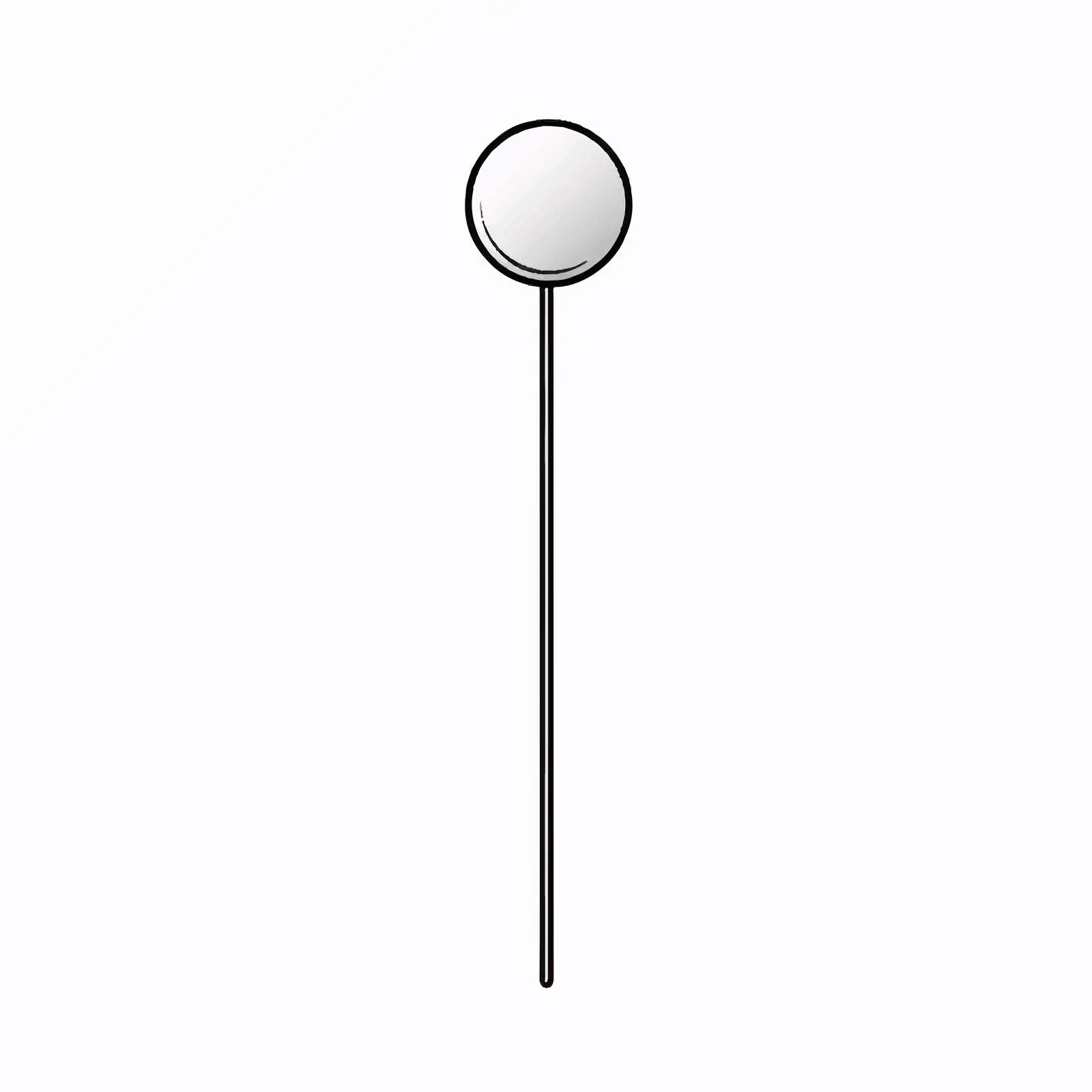 Outline Vector Illustration of Stickpin — free download from Dotvec