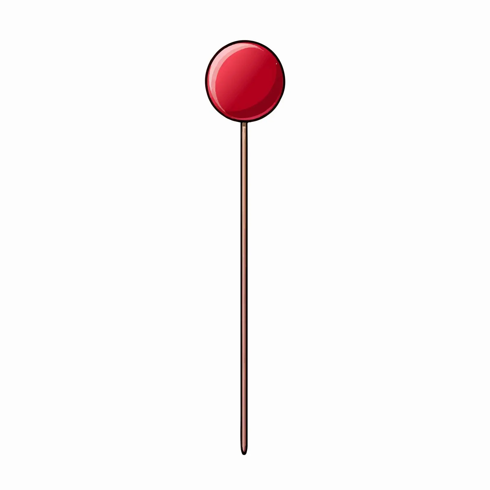 Stickpin Vector Illustration on White Background — free download from Dotvec