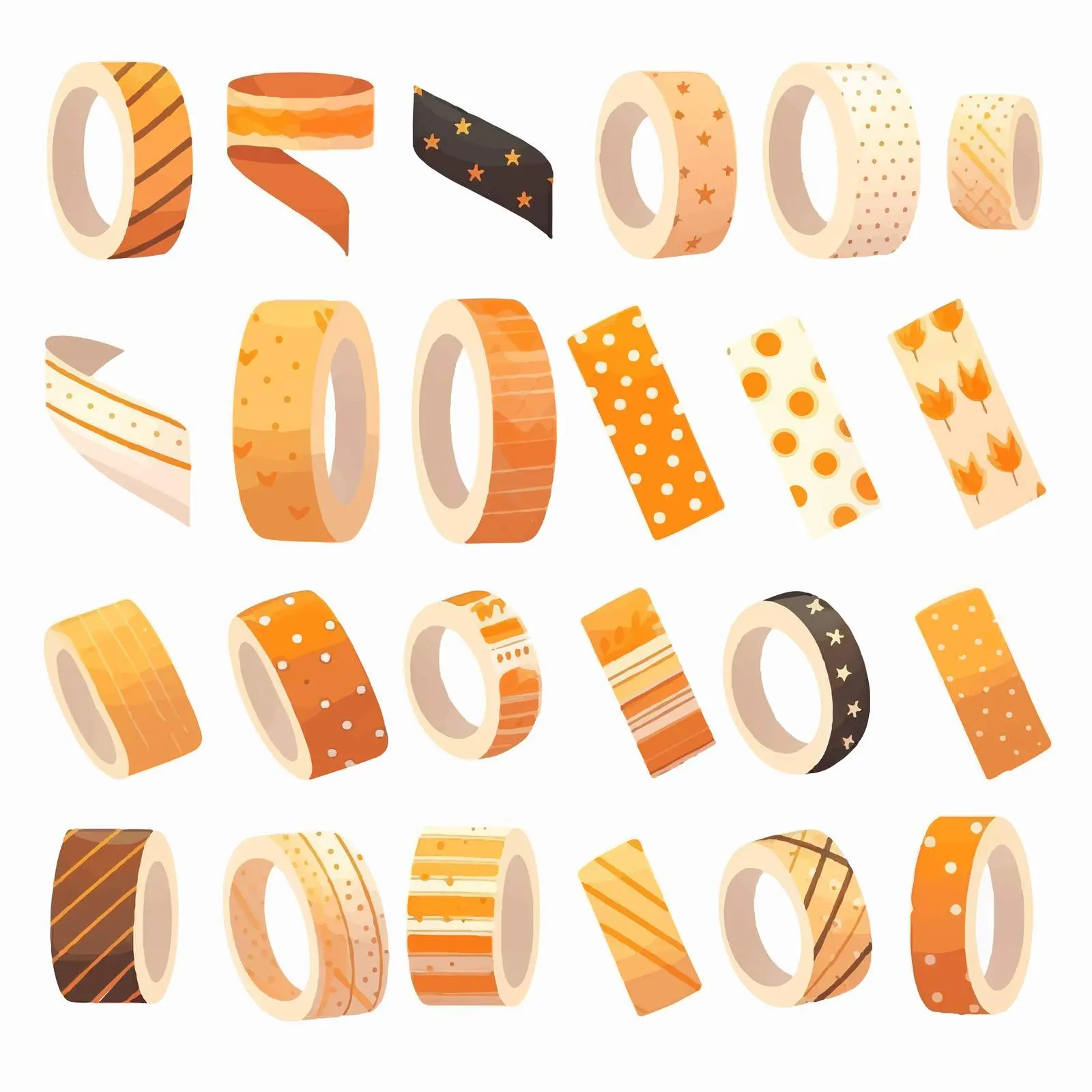 Adhesive Tape Strips and Glue Paper Ribbons — free download from Dotvec