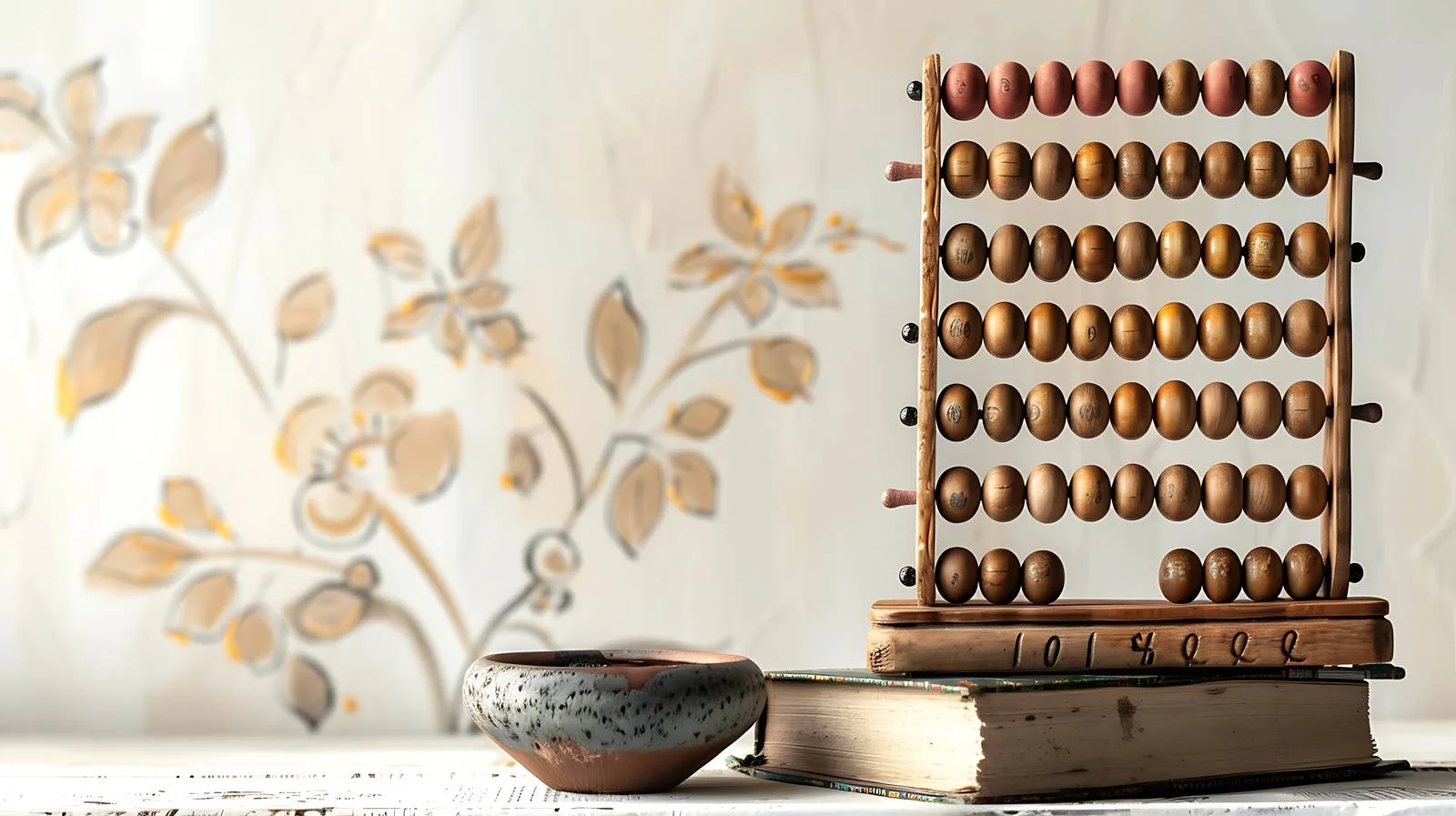 Isolated Abacus Still Life — free download from Dotvec