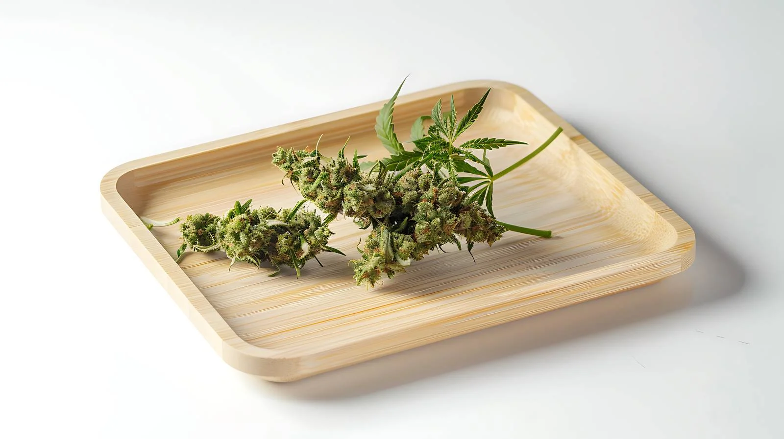 Exquisite Pure Kush Cannabis and Rolling Tray — free download from Dotvec