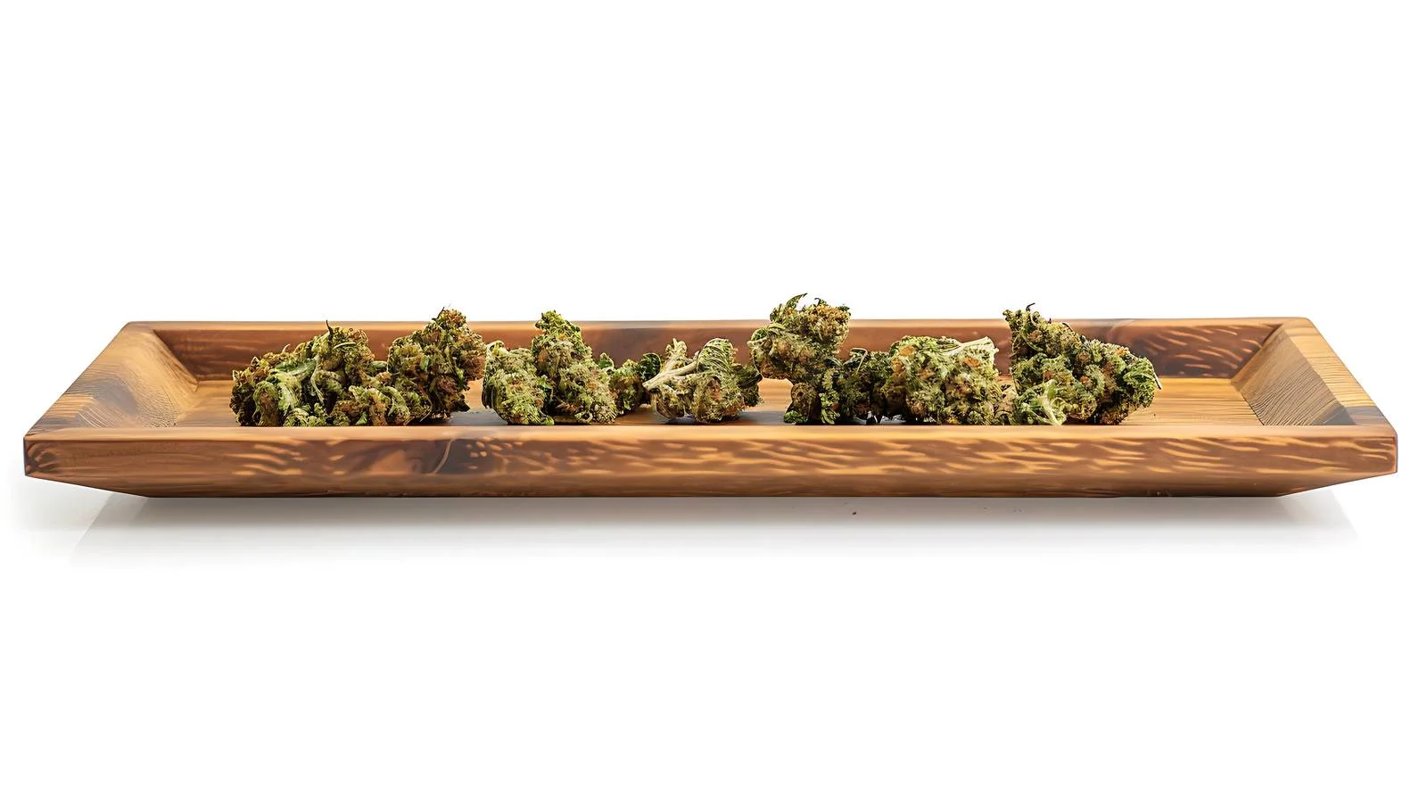 Exquisite Pure Kush Cannabis on Rolling Tray — free download from Dotvec