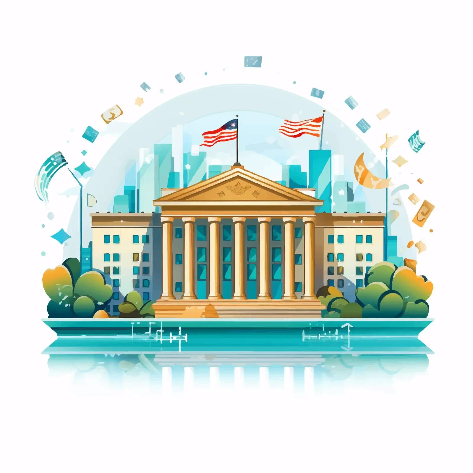Stock Exchange Vector Illustration in EPS10 Format — free download from Dotvec