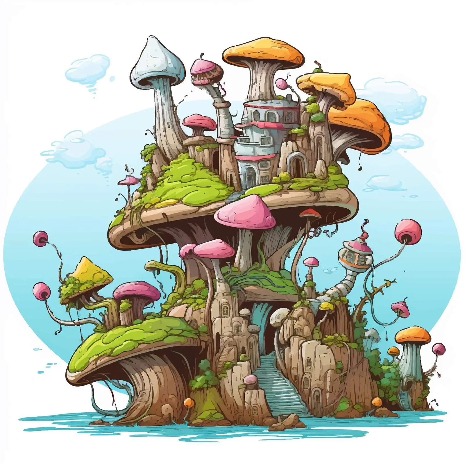 Cartoon Vector Illustration Isolated on White Background — free download from Dotvec