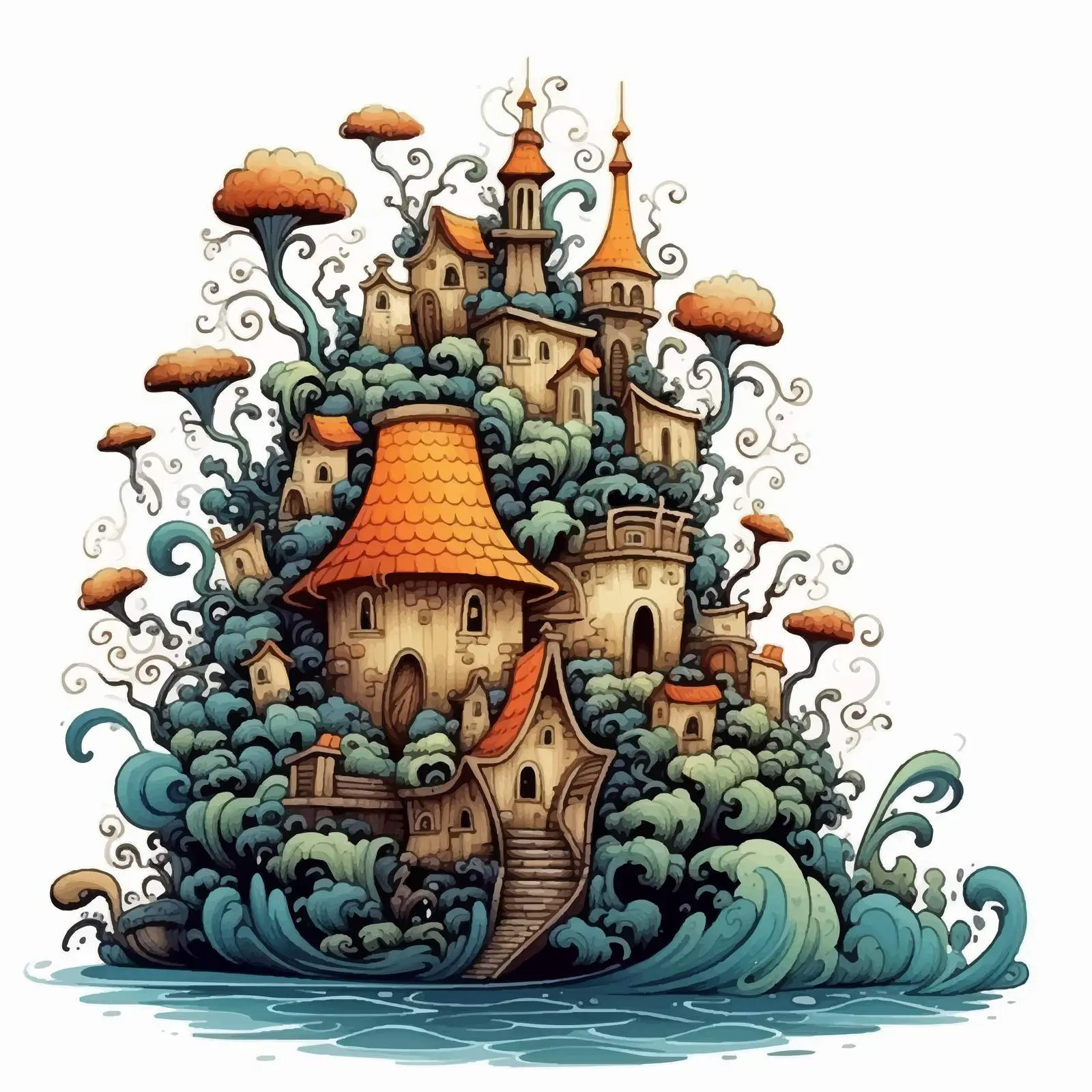 Cartoon Vector Illustration Isolated on White Background — free download from Dotvec