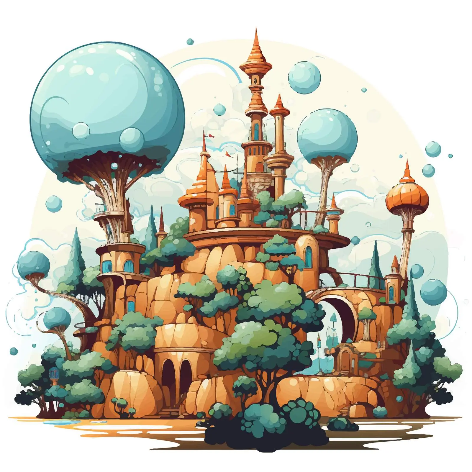 Cartoon Vector Illustration on White Background — free download from Dotvec