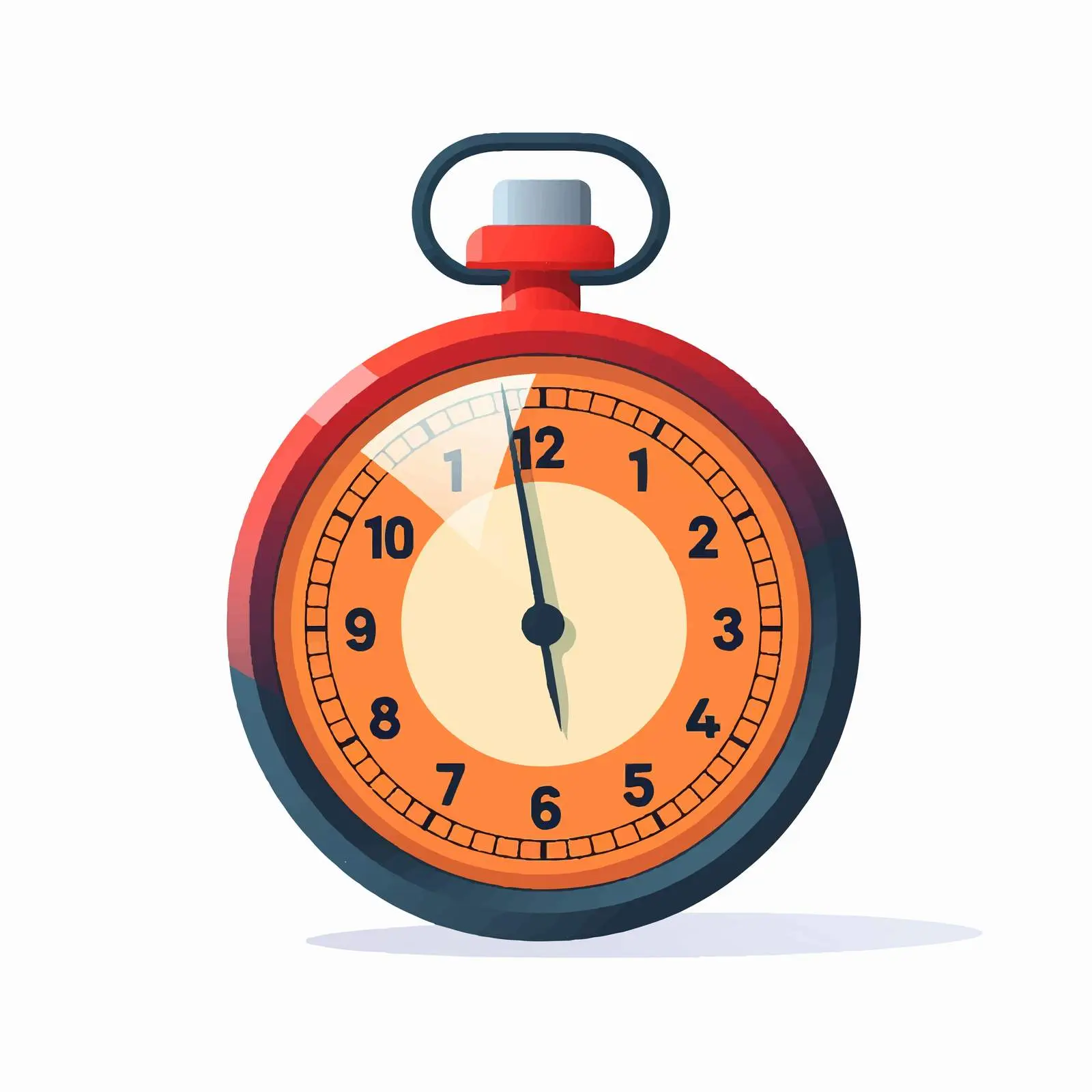 Stopwatch Icon with Button for Timing — free download from Dotvec