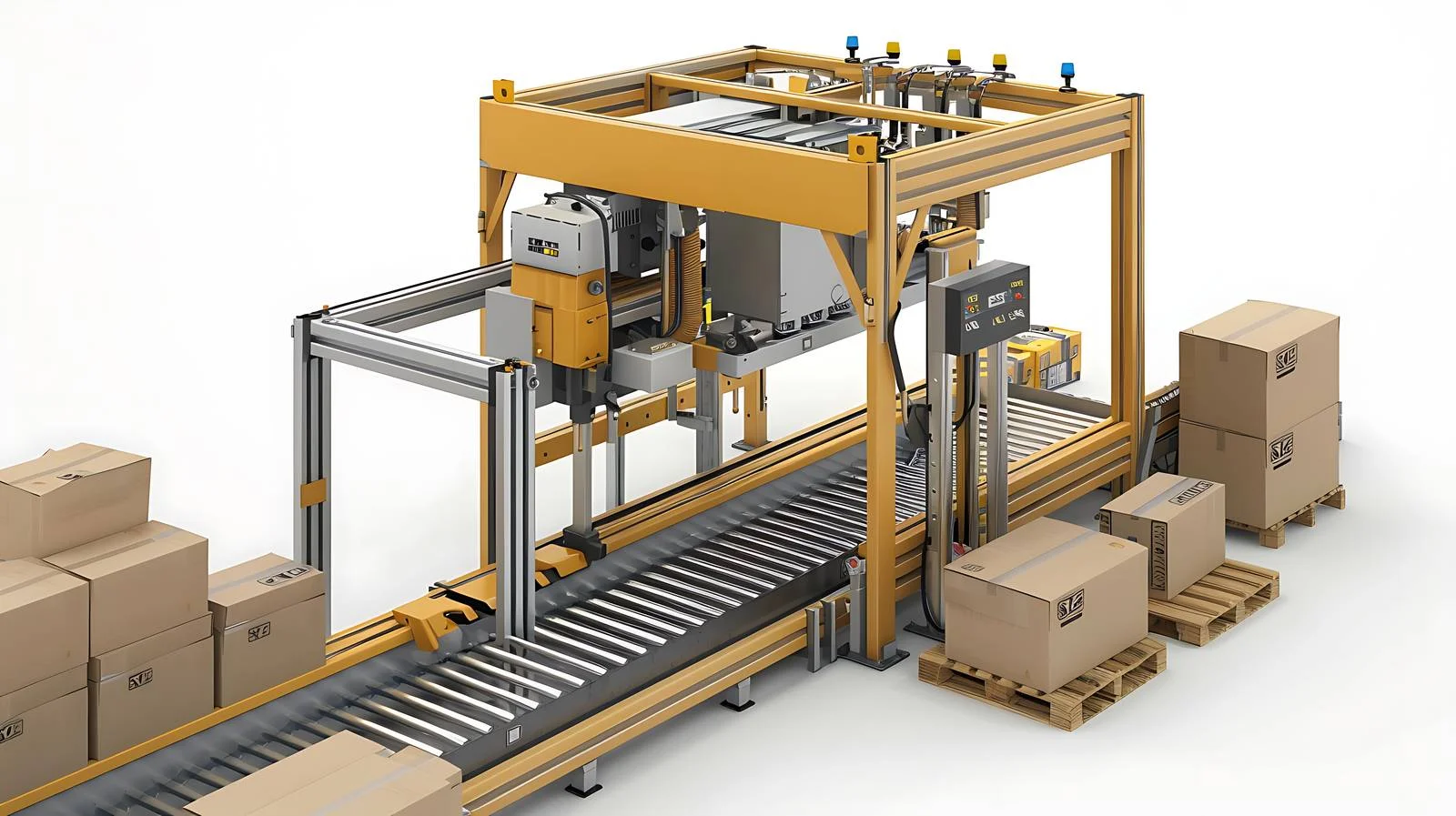 Packaging Line Strapping Machine — free download from Dotvec