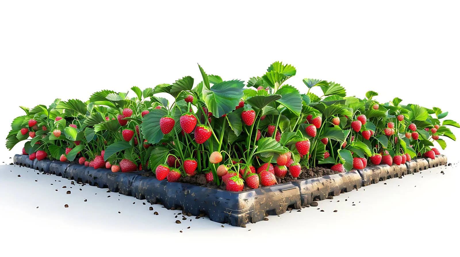 Morning Strawberry Farm — free download from Dotvec