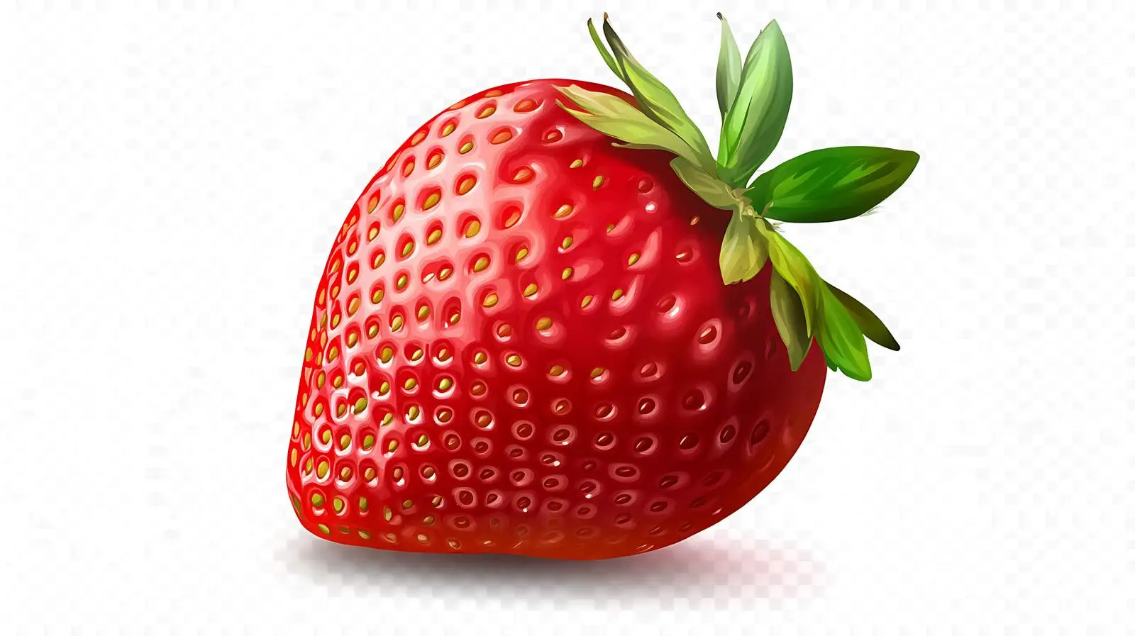 Isolated Strawberry Fruit on Transparent Background — free download from Dotvec
