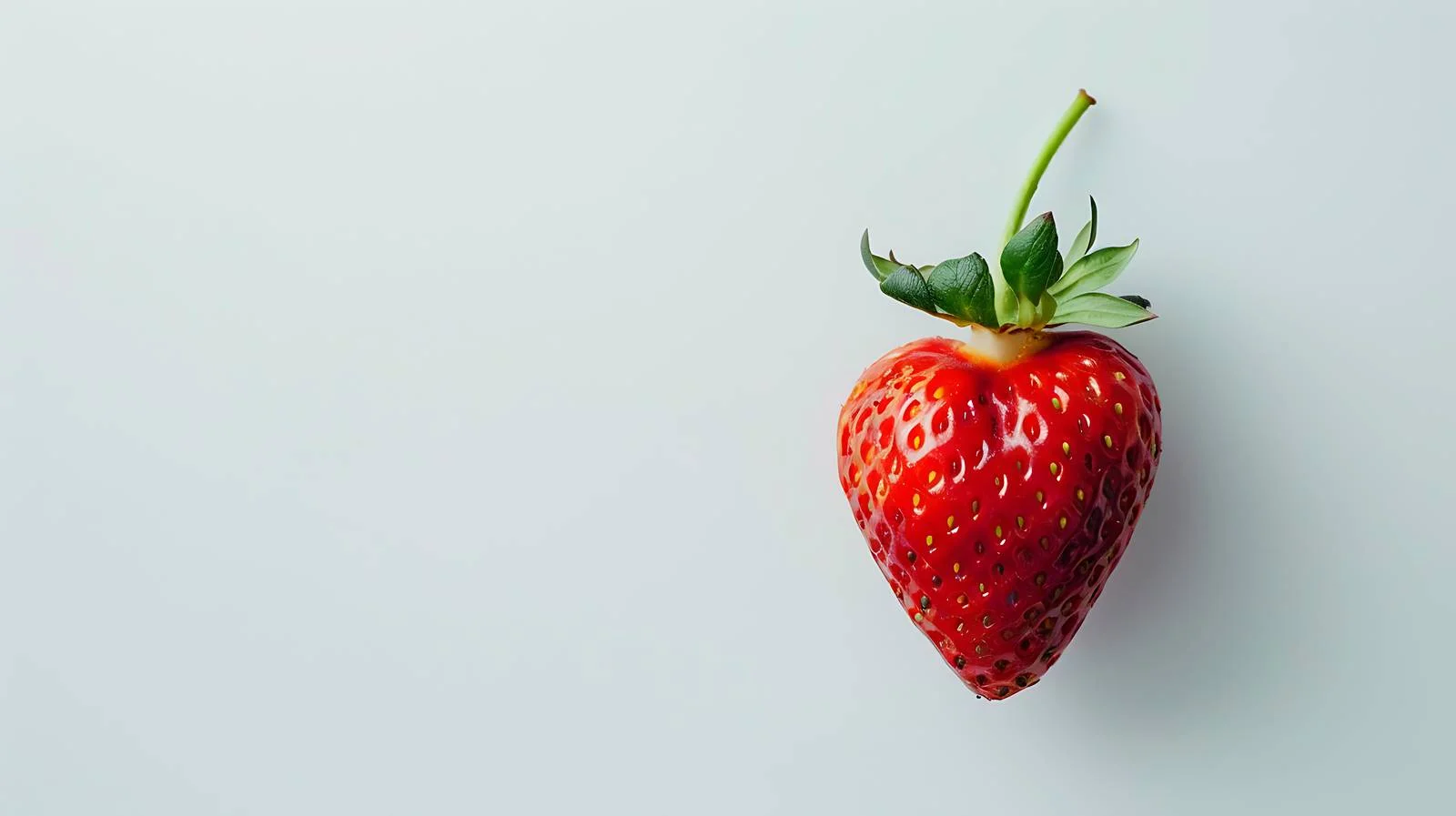 Vibrant Strawberry on Bright Background — free download from Dotvec