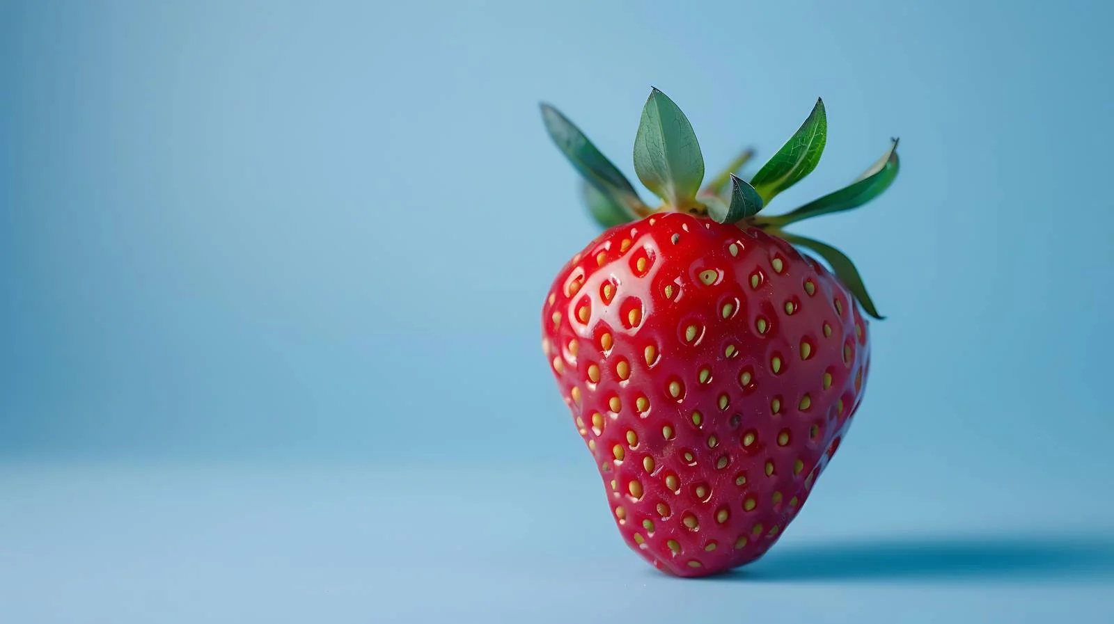 Bright Strawberry Isolated Minimal Background — free download from Dotvec