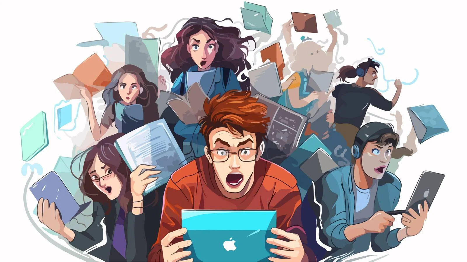 Coping with Information Overload Stress – free burden image from Dotvec