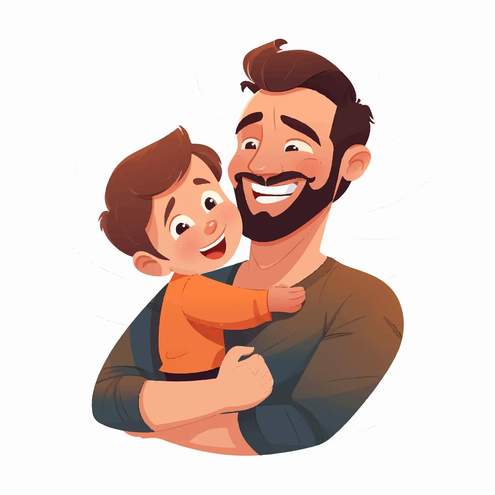 Happy Father's Day Holiday Card Vector — free download from Dotvec