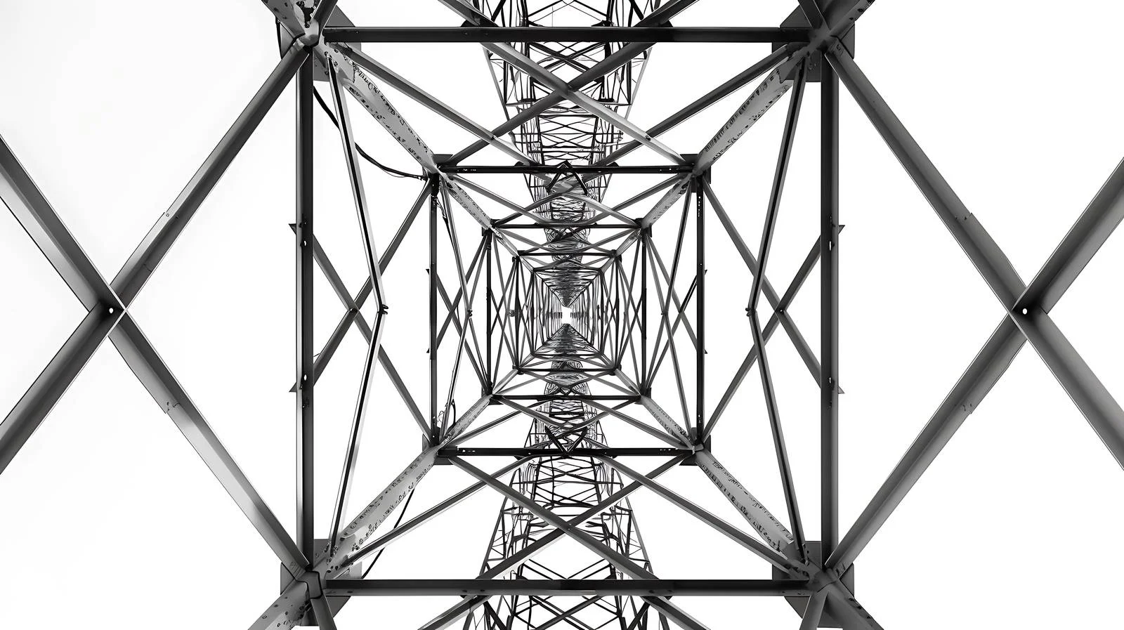 High Voltage Pole Structure Pattern View — free download from Dotvec