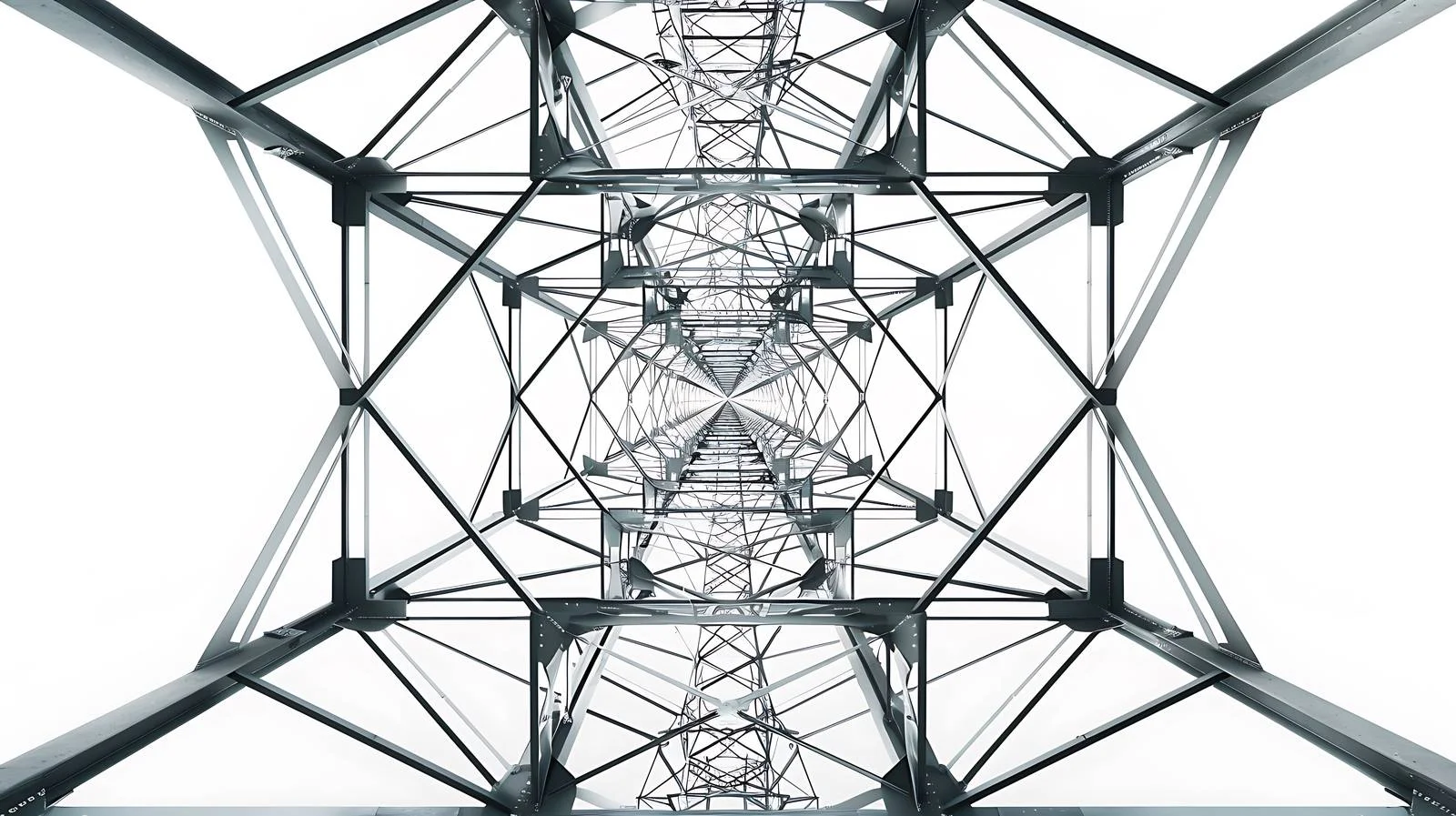 High Voltage Pole Structure Pattern View — free download from Dotvec