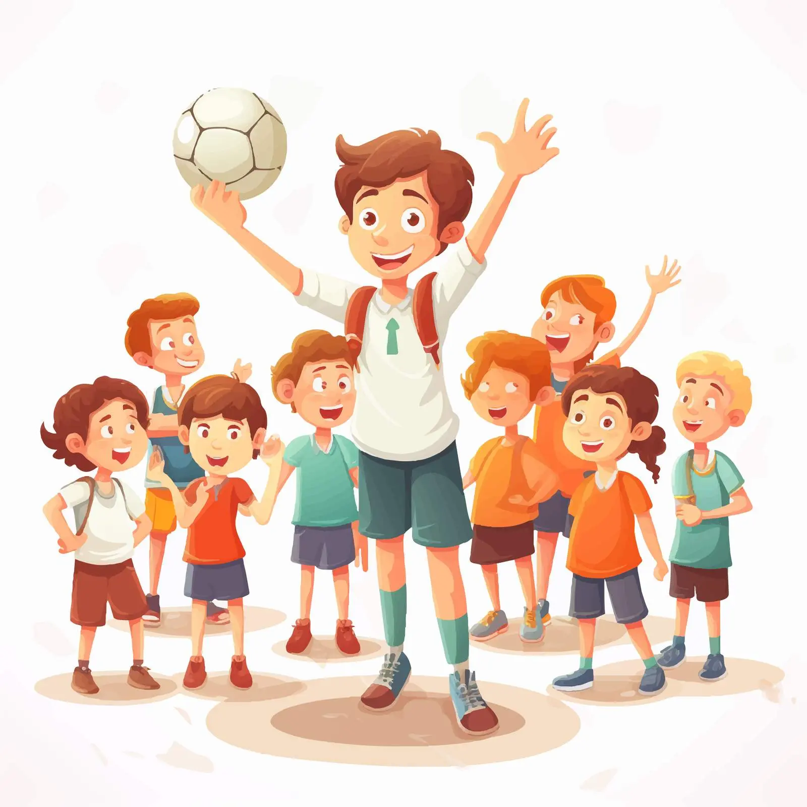 Student Participating in Physical Education Class — free download from Dotvec
