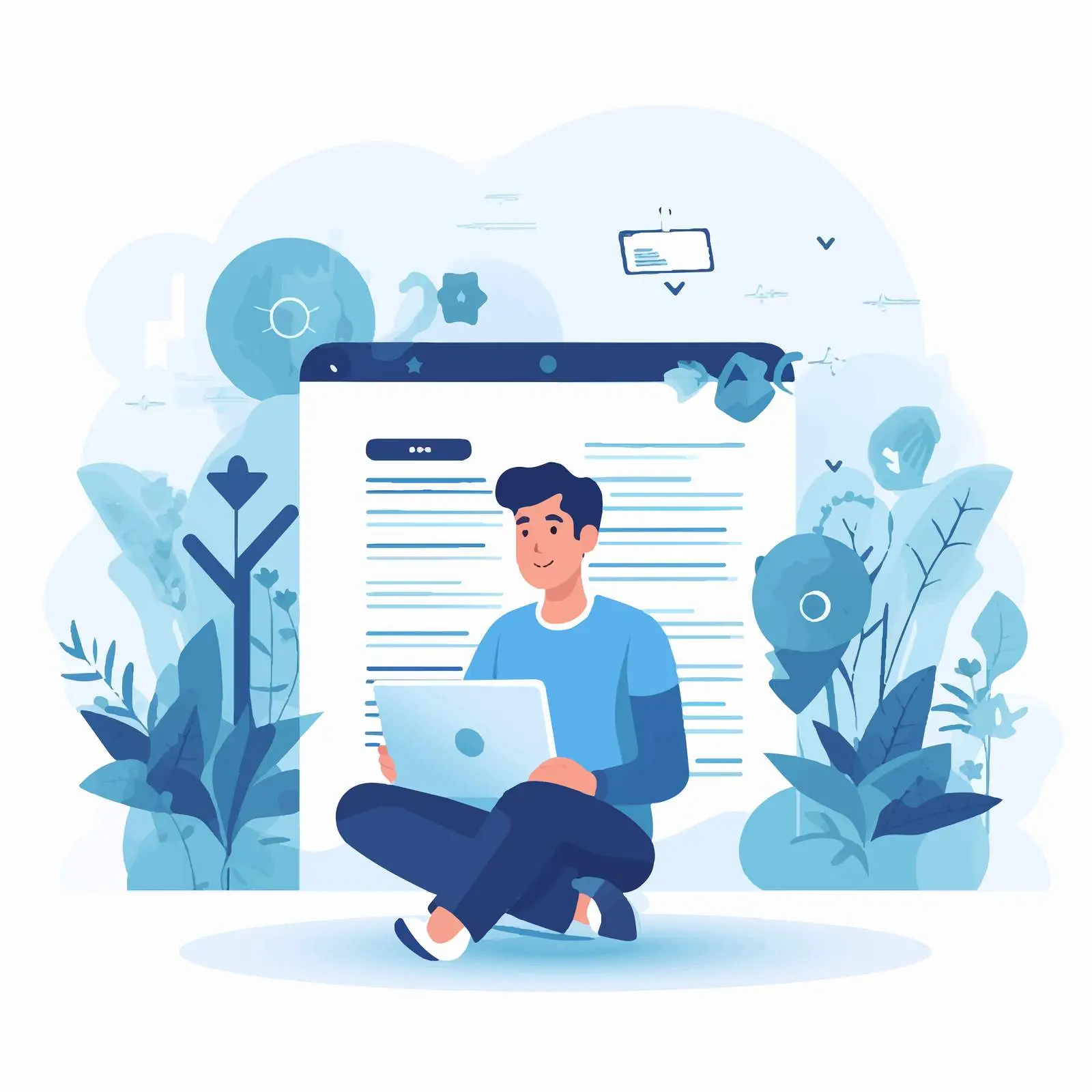 Student Selecting Correct Answer in Online Test – free learning experience image from Dotvec