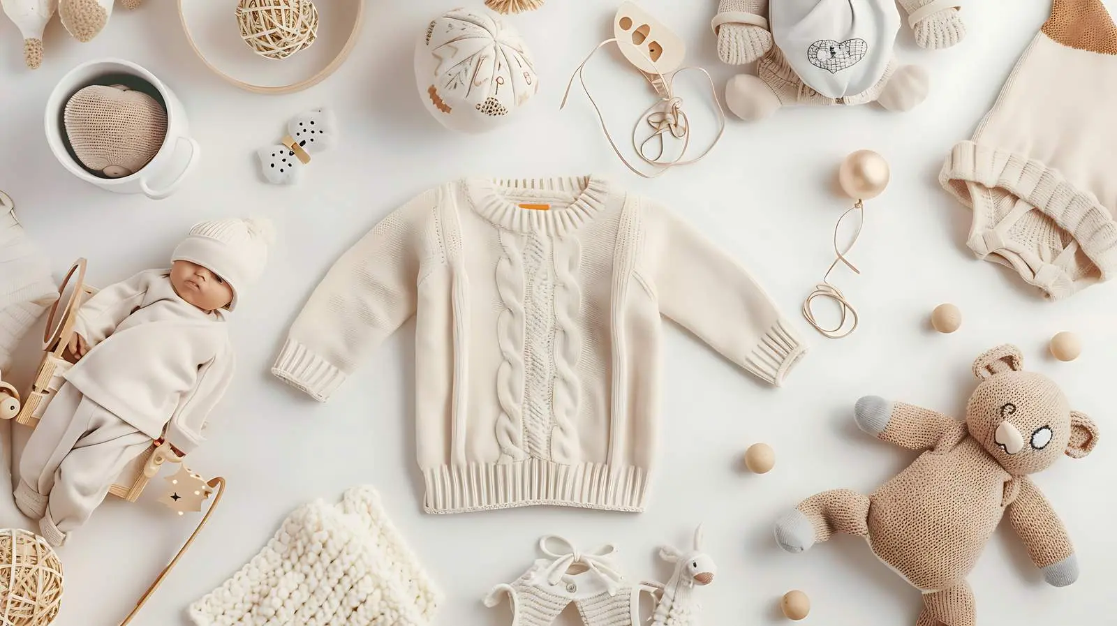 Elegant Newborn Baby Clothes and Accessories – free baby apparel image from Dotvec