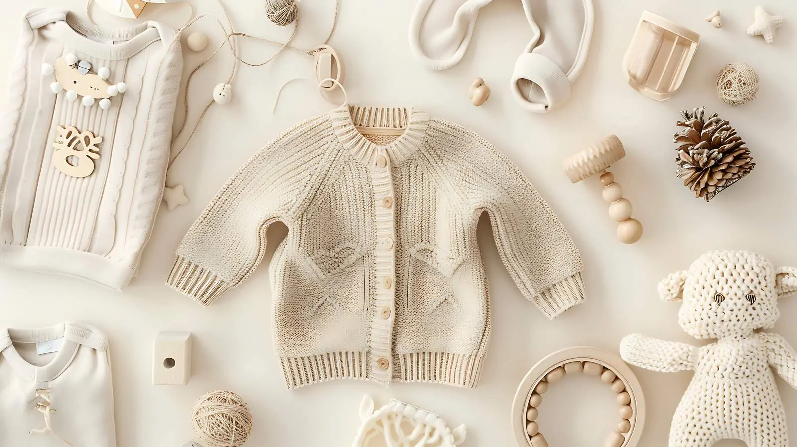 Stylish Elegant Newborn Baby Clothes and Accessories — free download from Dotvec