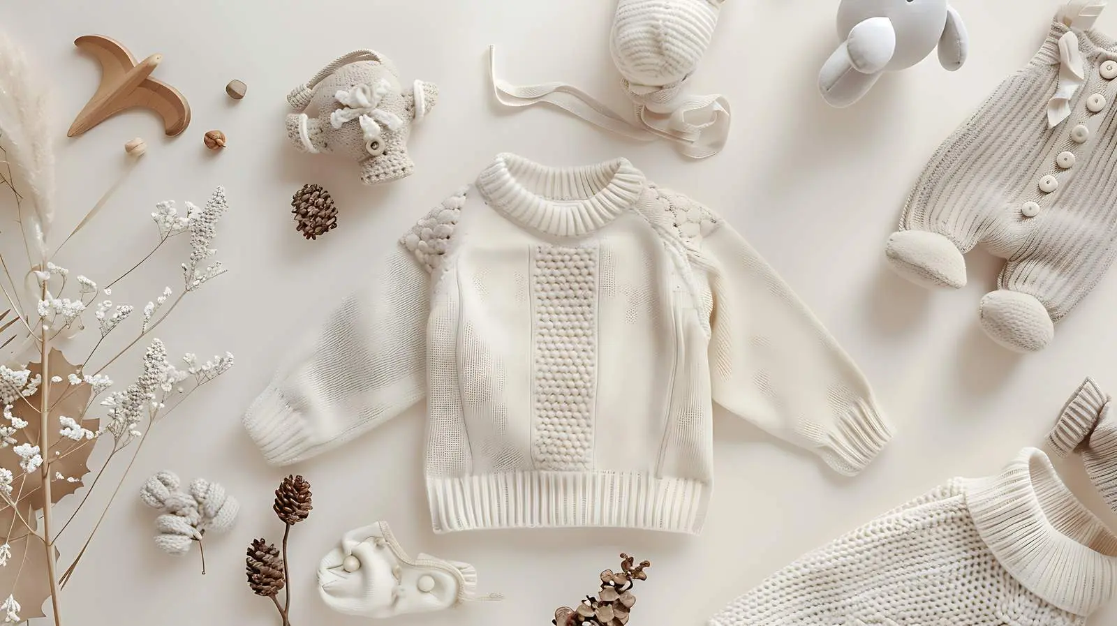 Stylish Elegant Newborn Baby Clothes and Accessories — free download from Dotvec