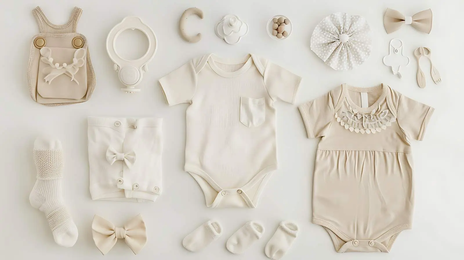 Stylish Newborn Baby Clothes and Accessories — free download from Dotvec