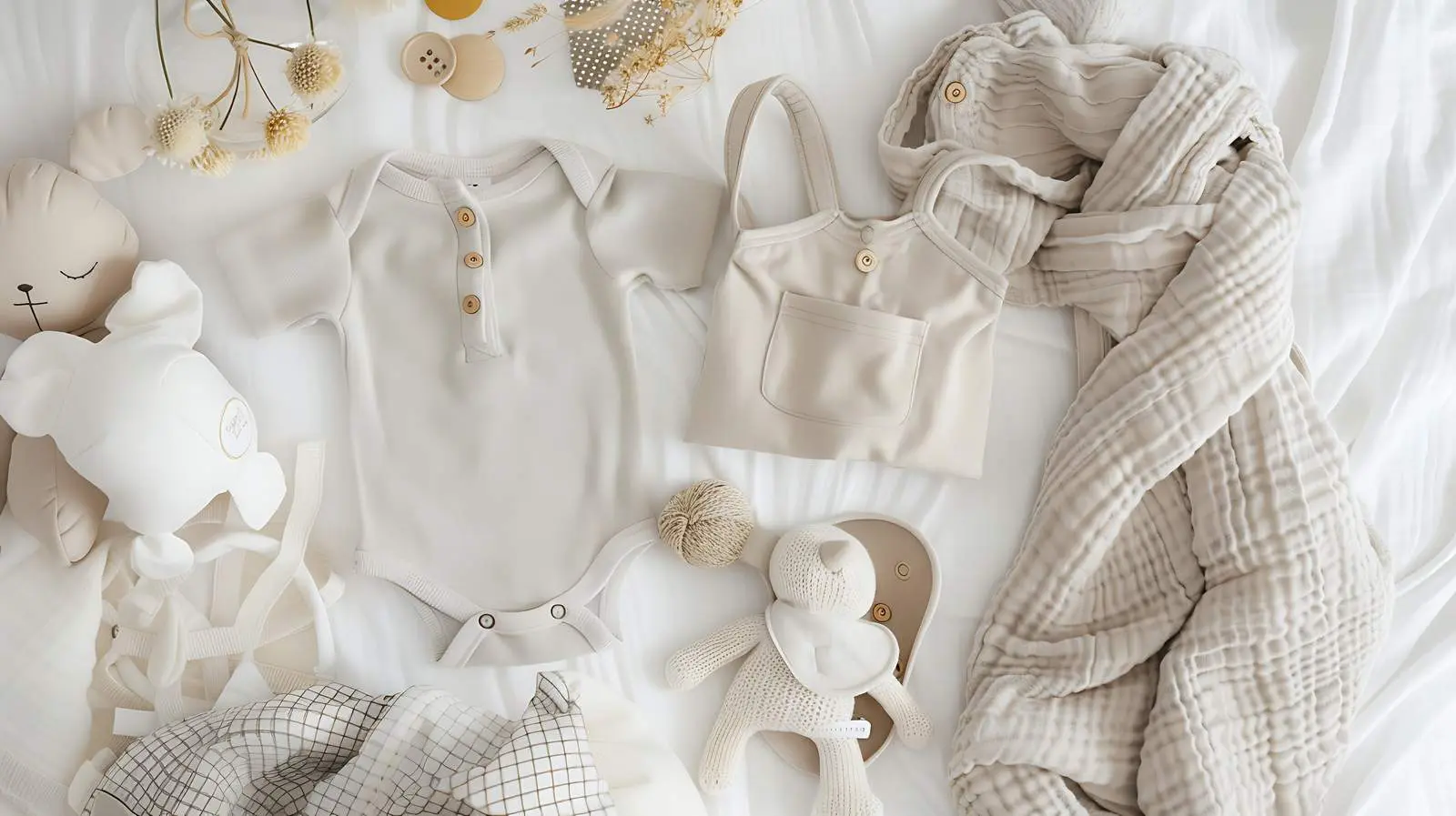 Elegant Newborn Baby Clothes and Accessories — free download from Dotvec