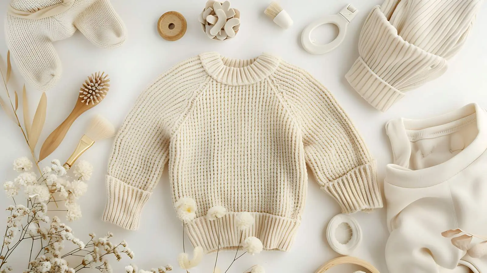 Elegant Newborn Baby Clothes and Accessories — free download from Dotvec