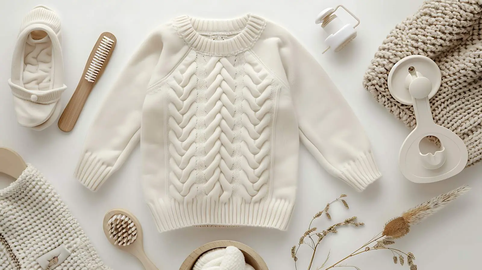 Stylish Newborn Baby Clothes and Accessories – free minimalist baby style image from Dotvec