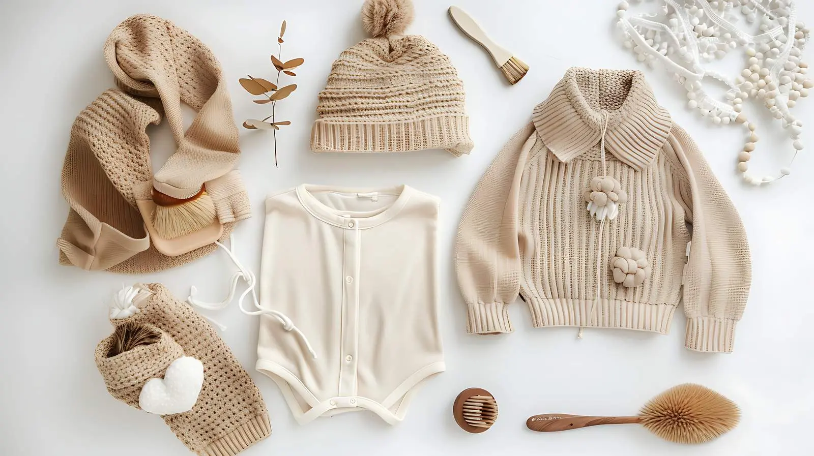 Elegant Newborn Baby Clothes and Accessories — free download from Dotvec