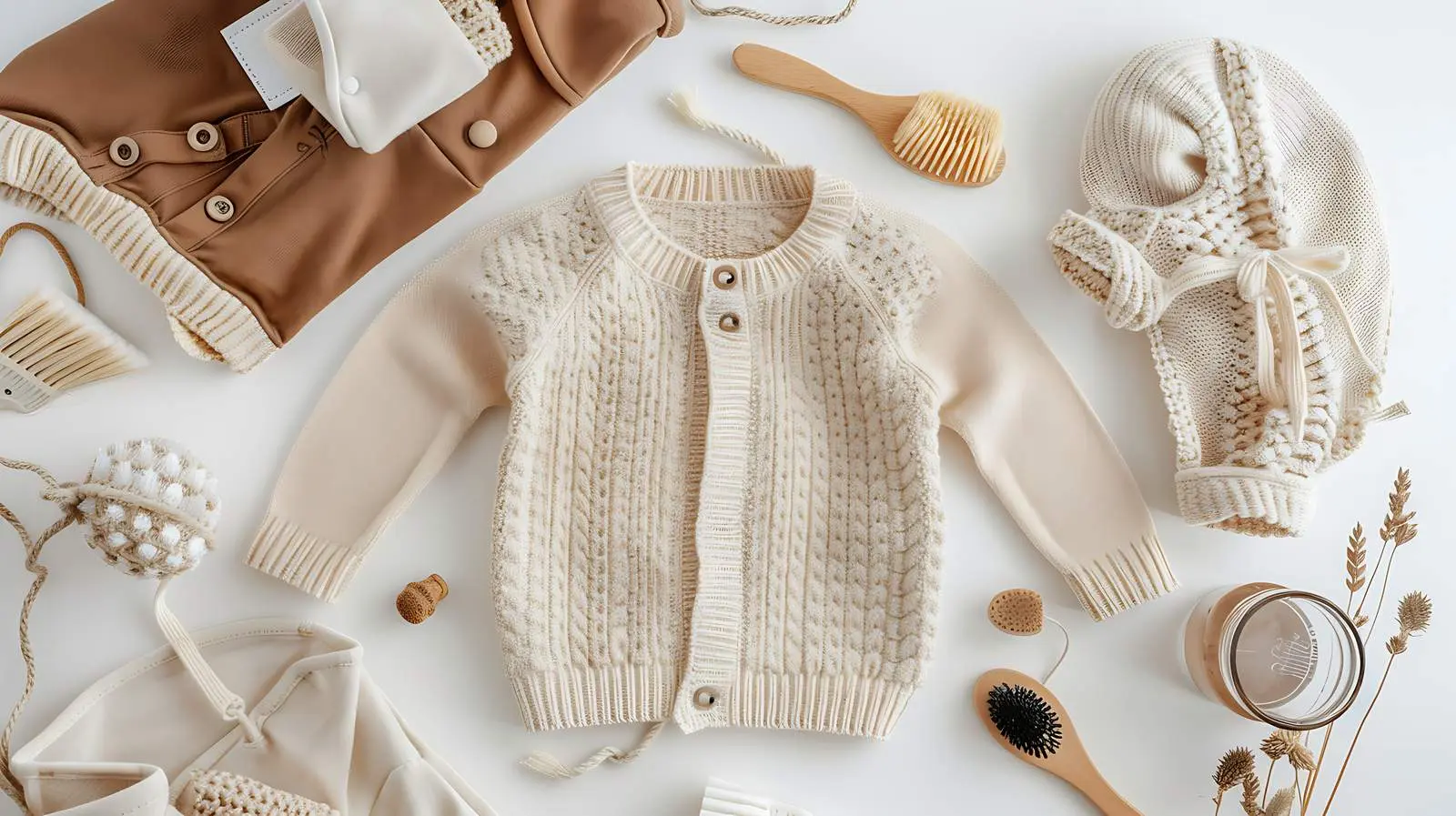Stylish Elegant Newborn Baby Clothes and Accessories — free download from Dotvec