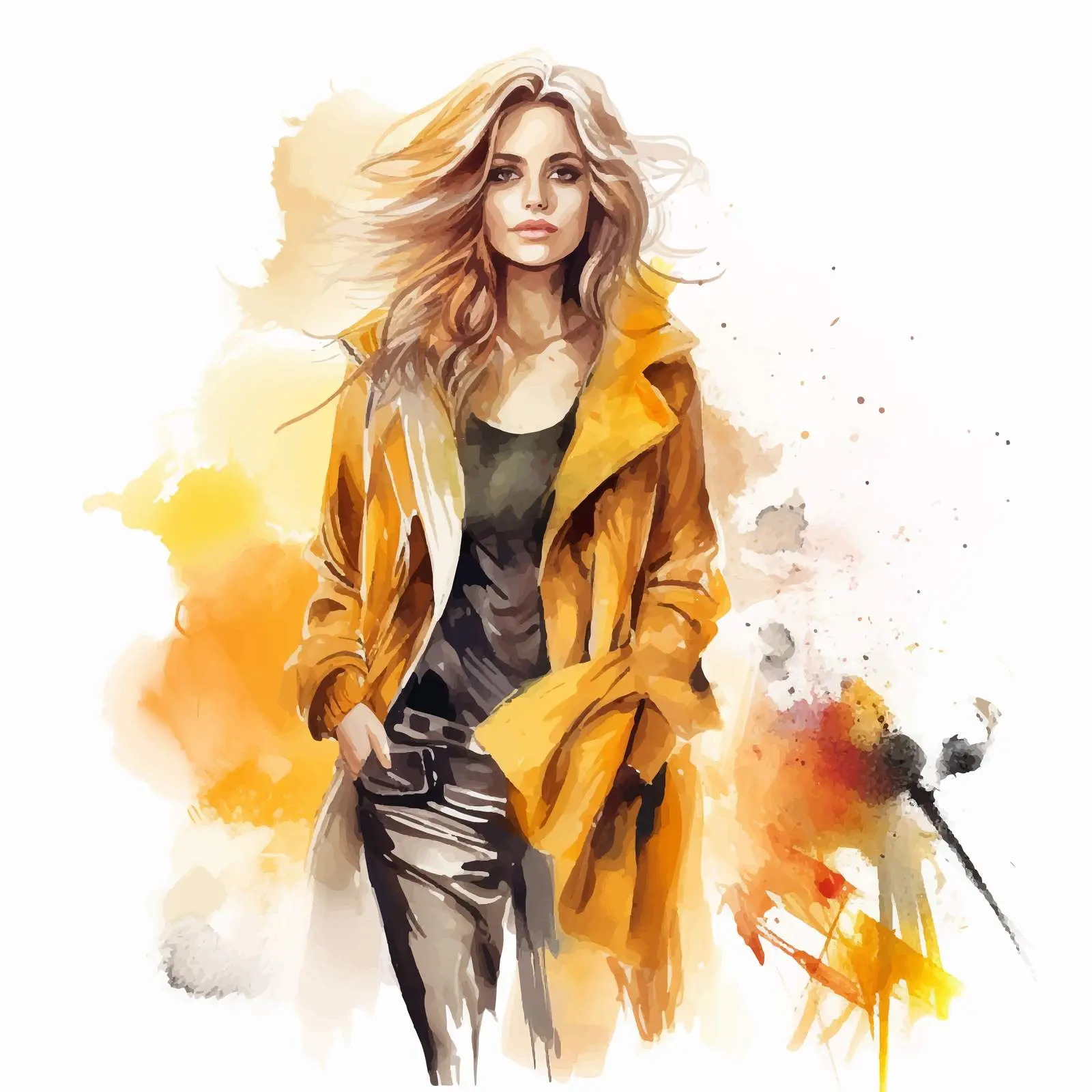 Handwritten Fashion Illustration Vector Design — free download from Dotvec