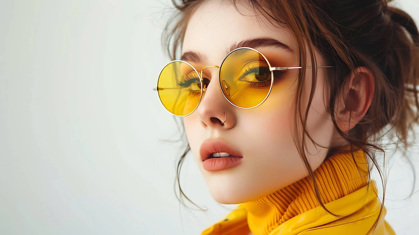 Fashionable Woman on White Background — free download from Dotvec