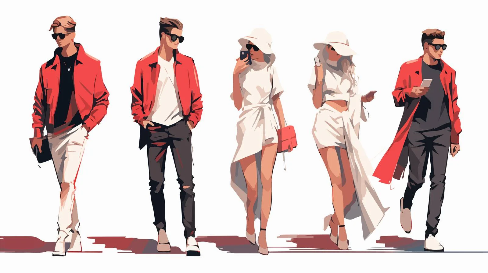 Urban Youth with Tech in Trendy Scene — free download from Dotvec