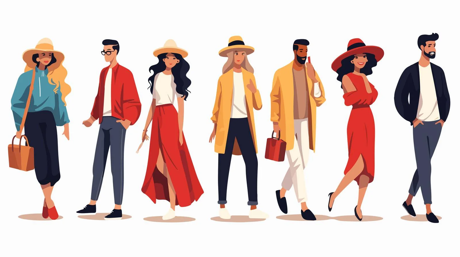 Elegant Young Couples Embracing Blissfully — free download from Dotvec