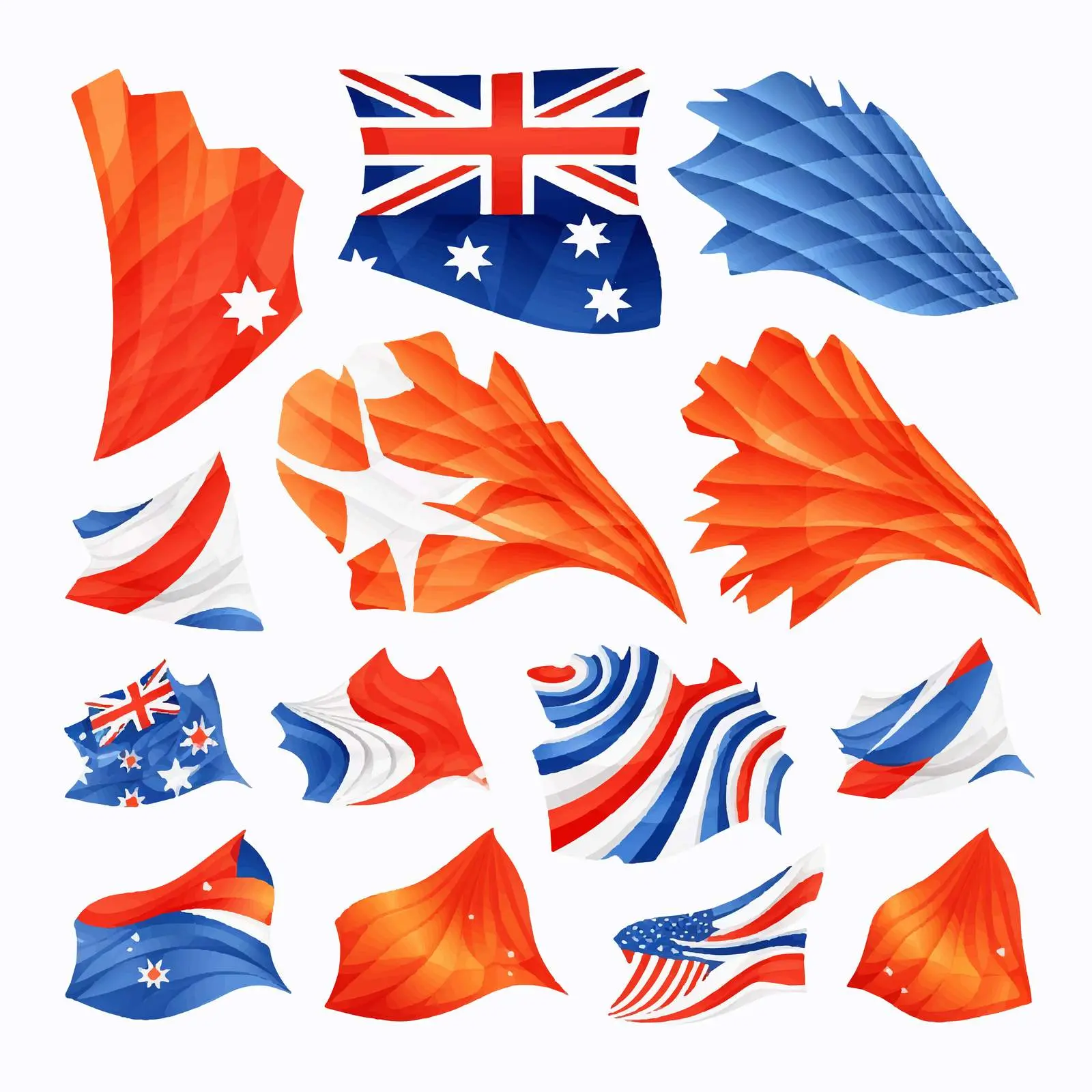 Colorful Sublimation Backgrounds on White — free download from Dotvec