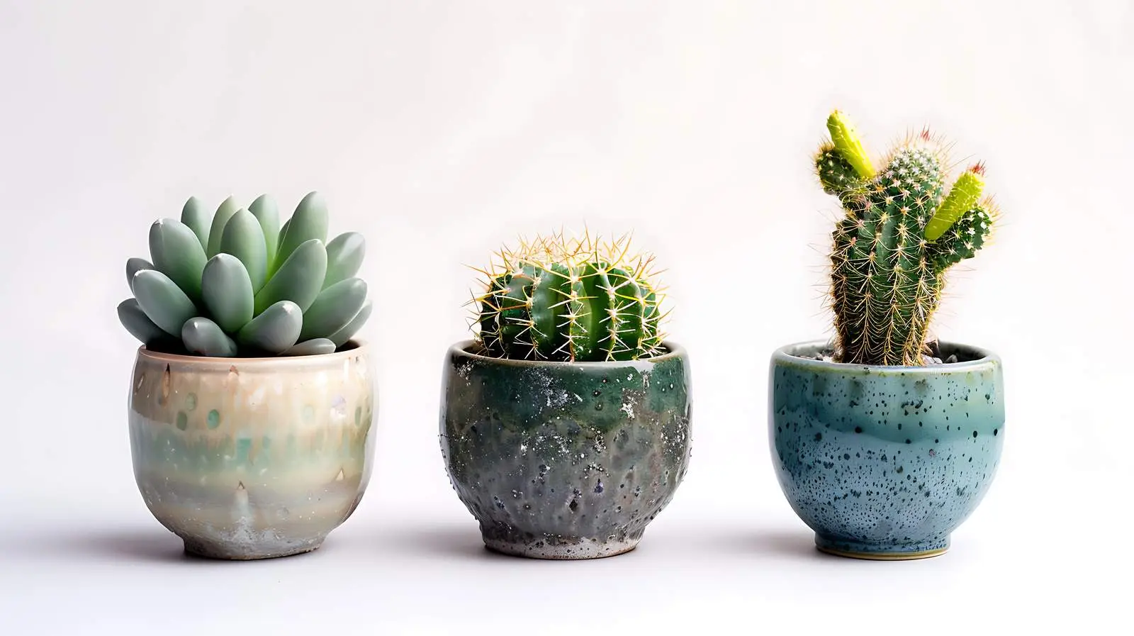 Minimalist Succulent Cactus on White Background — free download from Dotvec