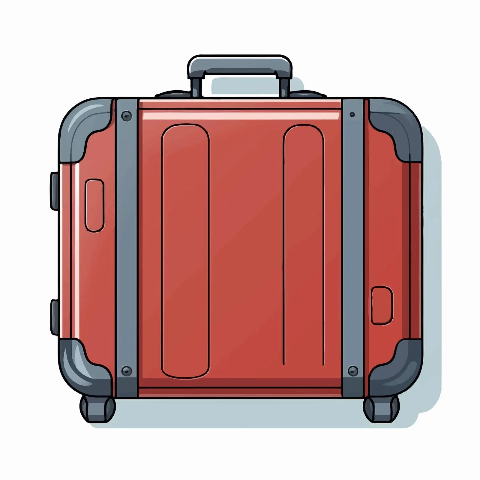 Isolated Vector Illustration of Suitcase — free download from Dotvec