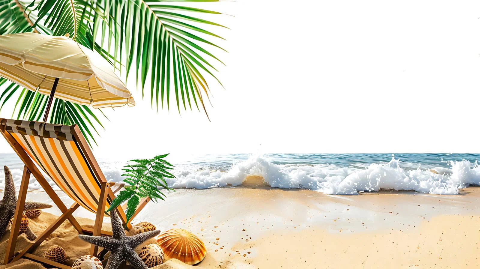 Tropical Beach Summer Holiday Background — free download from Dotvec