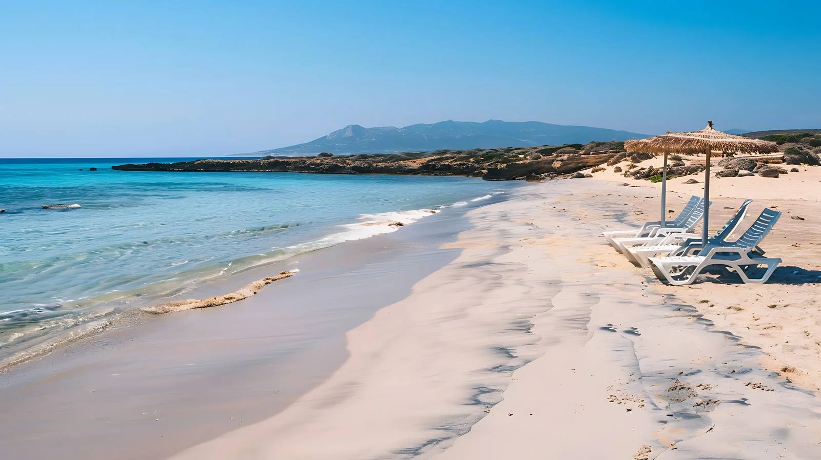 Tropical Elafonisi Beach Summer Background — free download from Dotvec