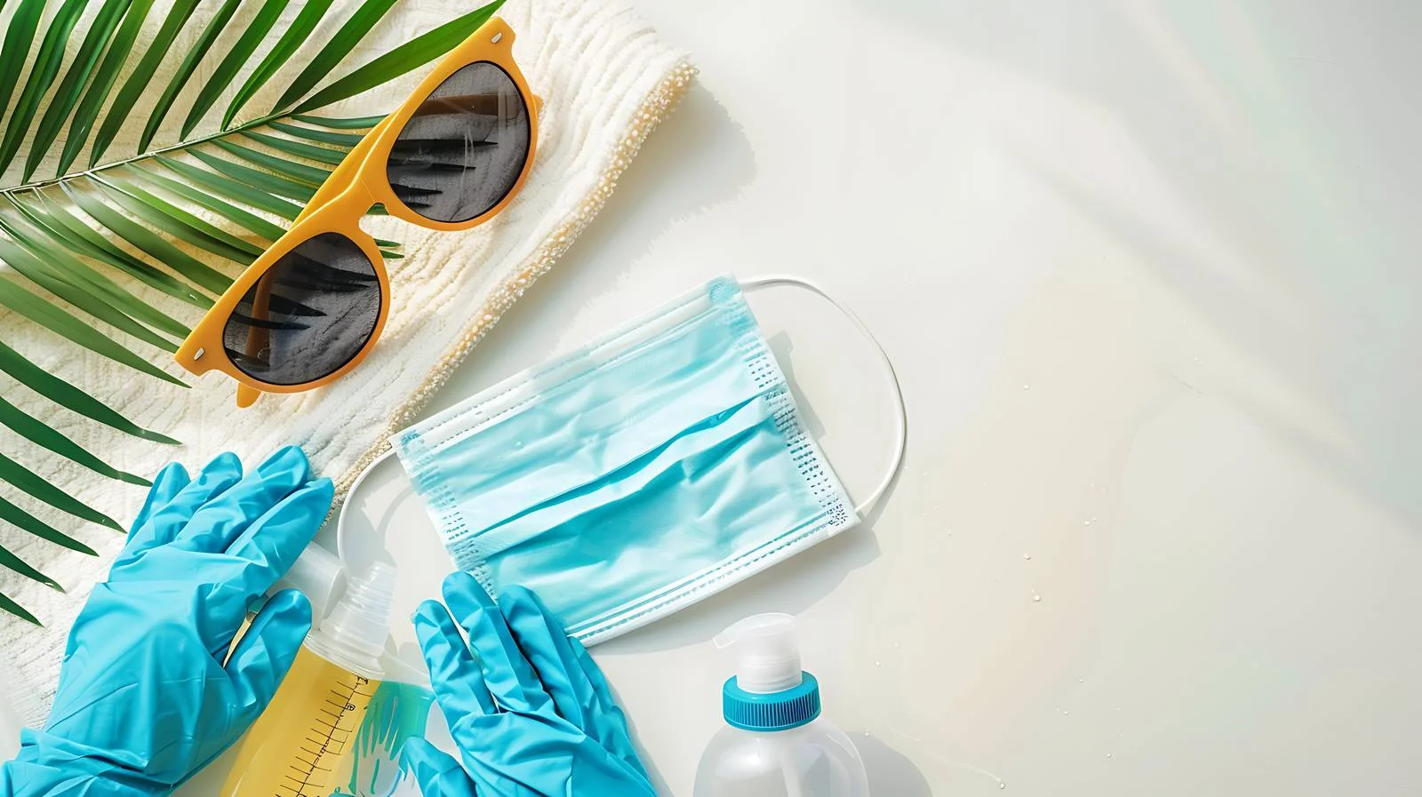 Stylish Beach Accessories Layout — free download from Dotvec