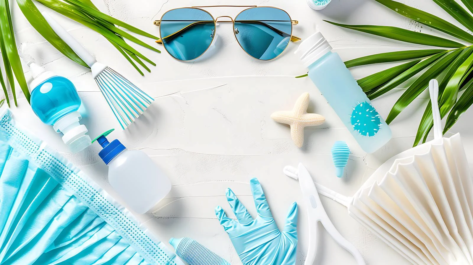 Beach Essentials Layout — free download from Dotvec