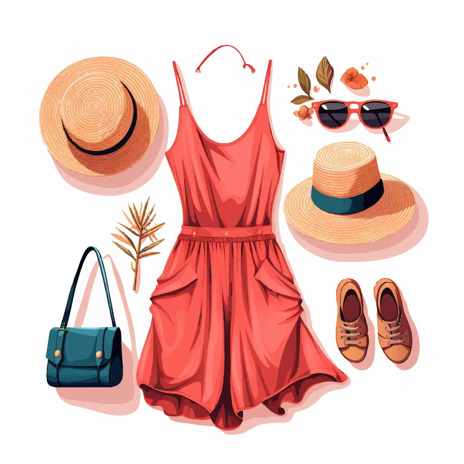 Stylish Summer Attire with Accessories – free jumps image from Dotvec