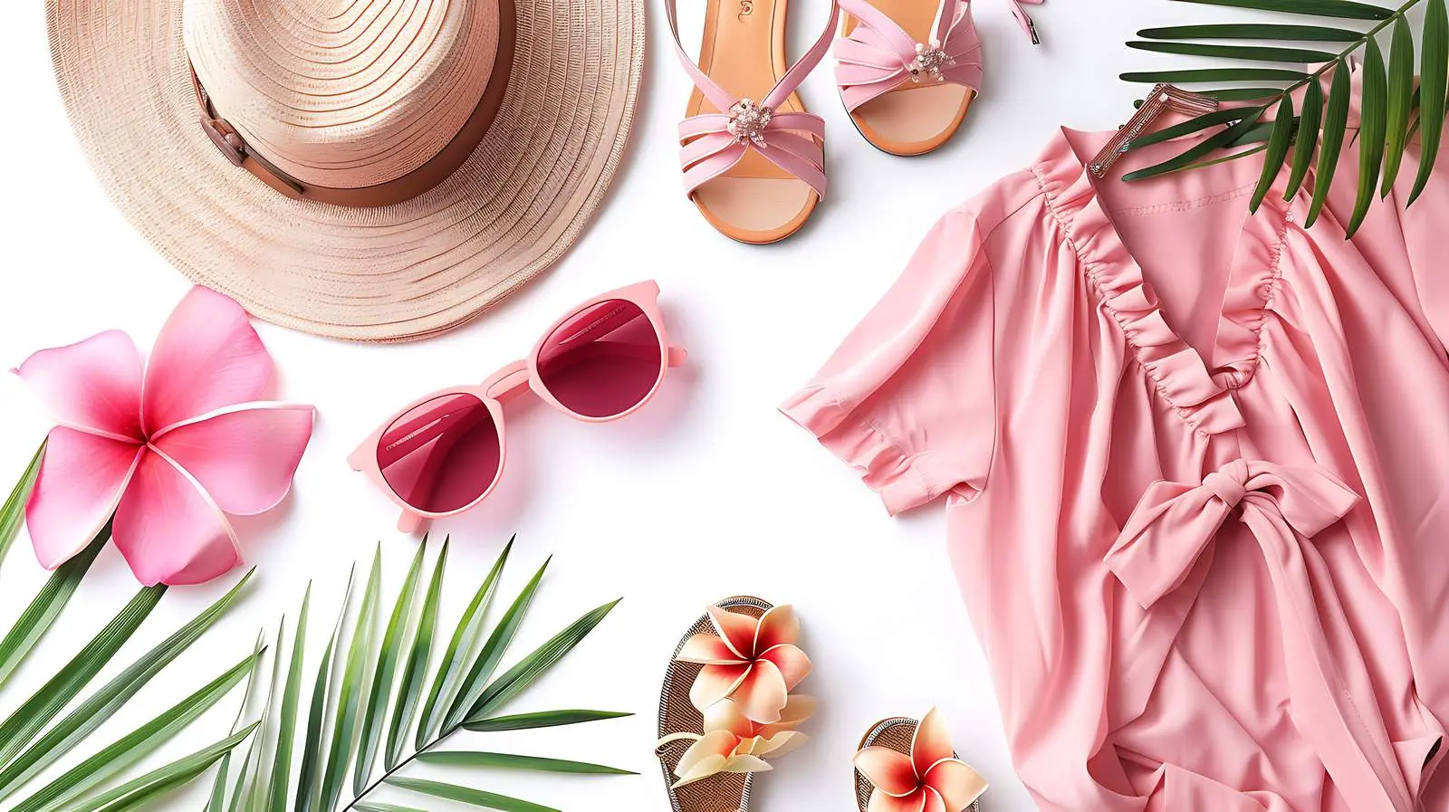 Summer Pink Women's Stylish Clothes and Accessories — free download from Dotvec