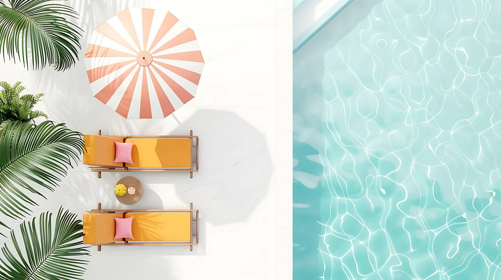 Vibrant Poolside Summer Retreat — free download from Dotvec