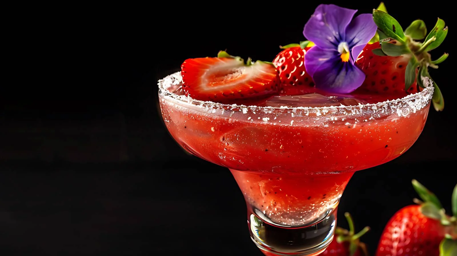 Refreshing Strawberry Margarita Cocktail — free download from Dotvec