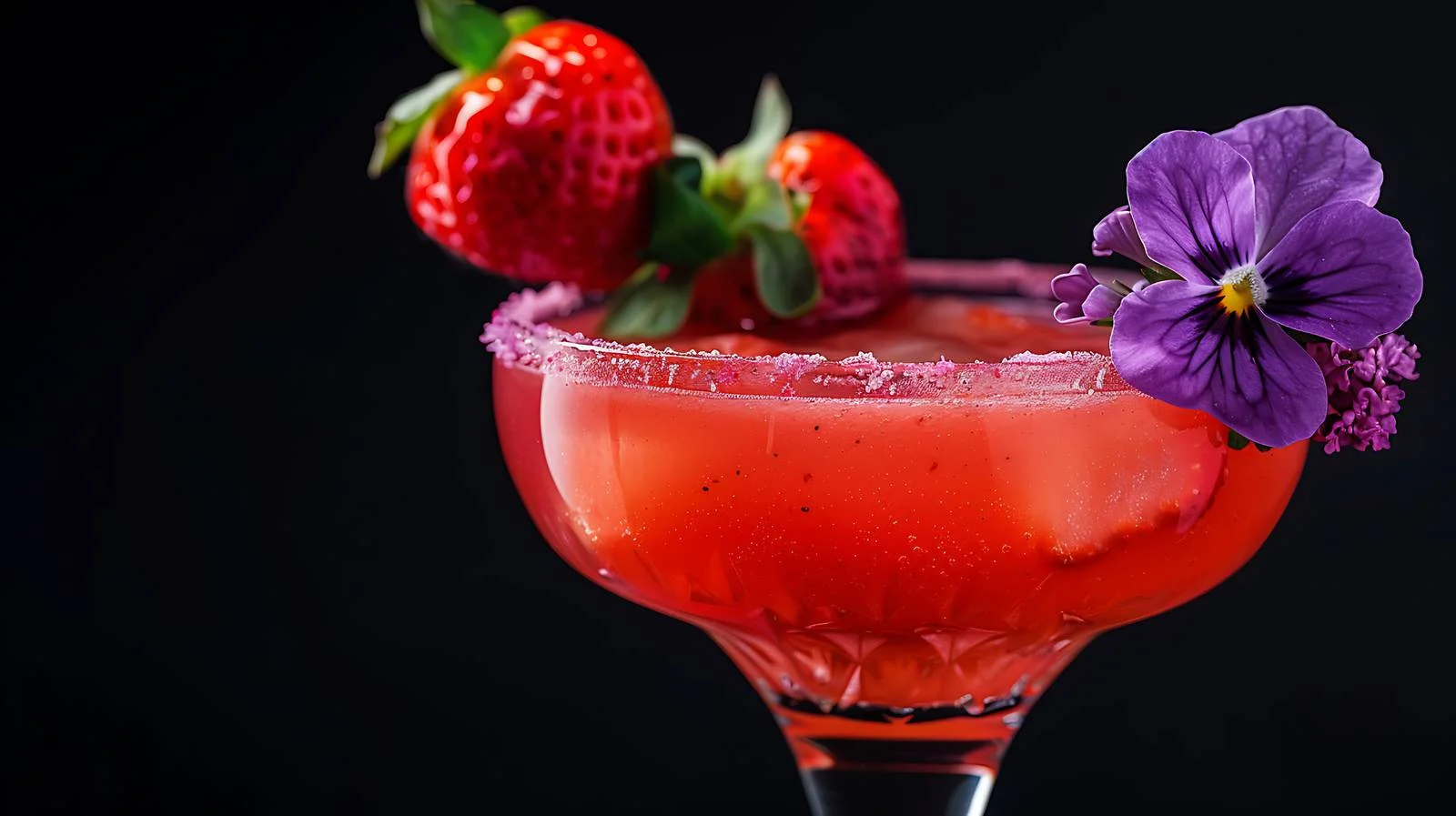 Refreshing Strawberry Margarita Cocktail — free download from Dotvec