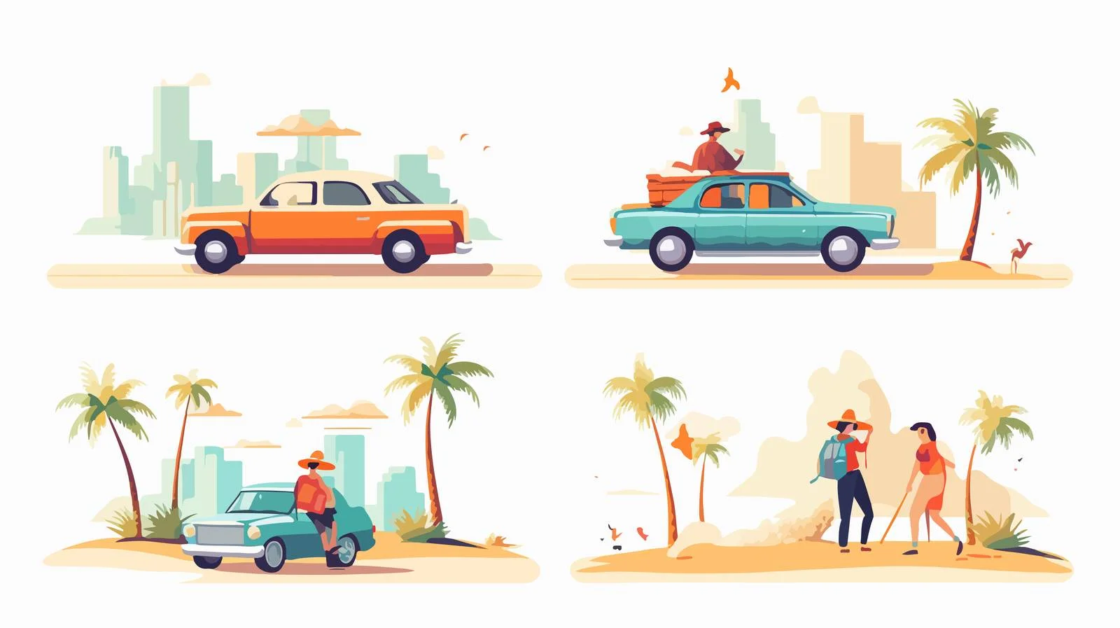 Exploring Summer Air Travel Adventures — free download from Dotvec